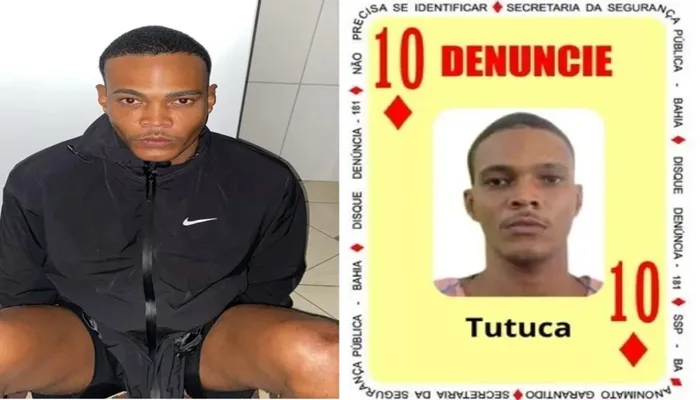 Líder do Cv na capital baiana, ‘Tutuca’ é preso em operação no Rio de Janeiro- Foto: Divulgação/ SSP