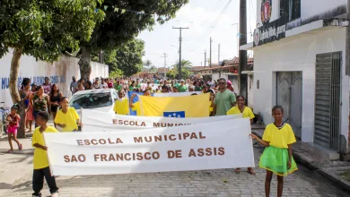 Escolas Laurindo Gomes Dias e São Francisco de Assis realizam desfile cívico em Conceição do Jacuípe - Foto: Fala Genefax