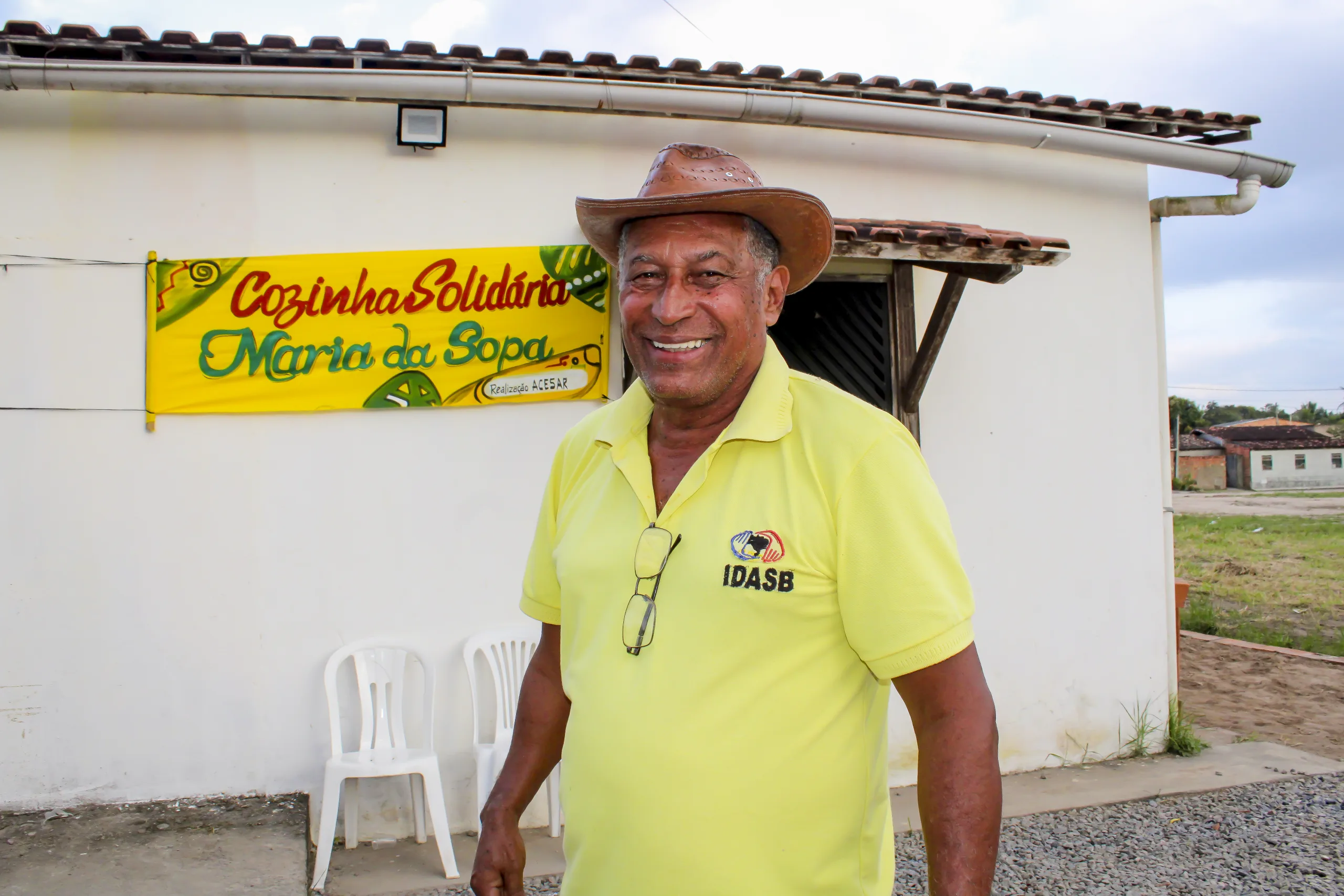 Edenísio Antônio, conhecido como Zito, presidente da Associação Orgânica de Conceição de Jacuípe e Região- Foto: Fala Genefax