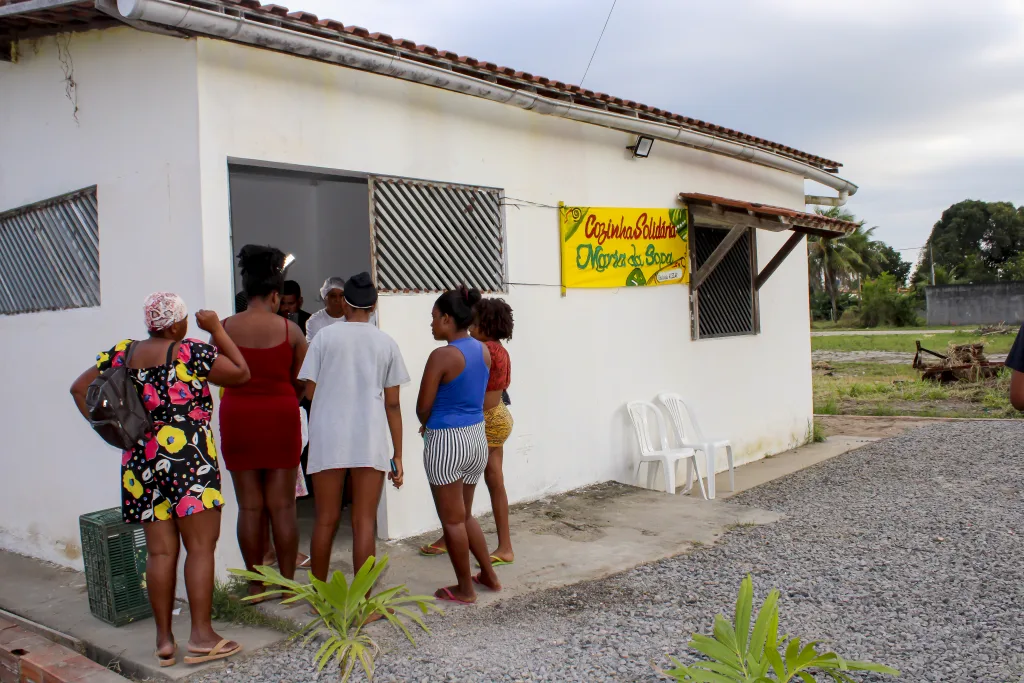 A Cozinha Solidária Maria da Sopa, fica localizada na Rua Antônio Pinto, bairro 115 em Amélia Rodrigues- Foto: Fala Genefax