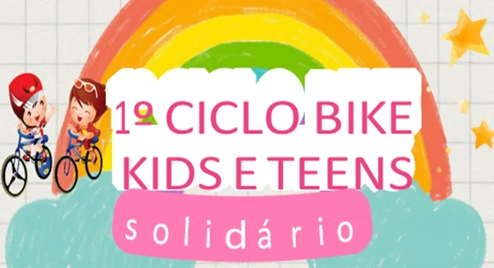 1º Ciclo Bike Kids e Teens Solidário acontece em 2 de novembro em Amélia Rodrigues- Foto: Divulgação