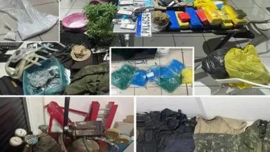 Laboratório de drogas é descoberto pela Polícia Militar; maconha, granadas e roupas camufladas foram encontradas no local-Foto: Divulgação/SSP-BA