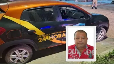 PM aposentado é morto a tiros dentro de carro de empresa de segurança privada - Foto/Reprodução