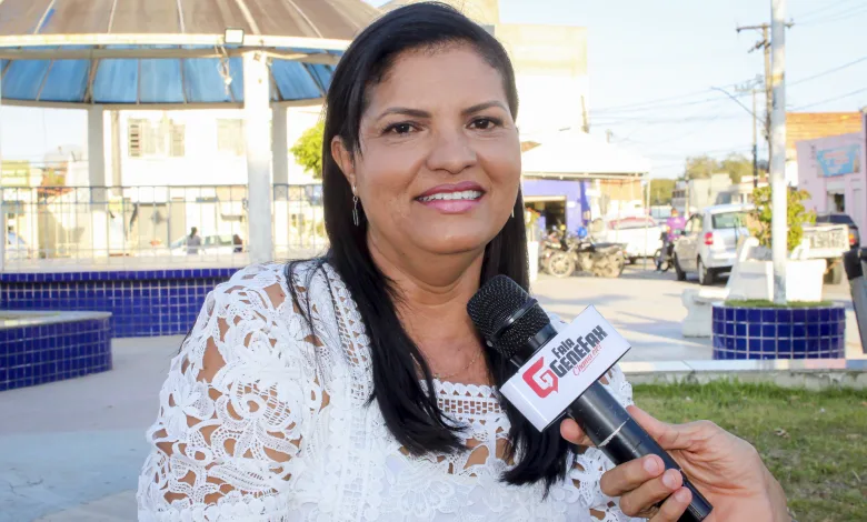 Sônia Veloso, mais conhecida como Inha da Saúde (PSD), candidata a vereadora em Conceição do Jacuípe - Foto: Fala Genefax