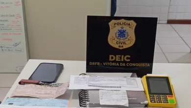 Polícia Civil cumpre mandado de busca e apreensão e prende suspeito de furtar R$ 400 mil de empresa- Foto: Reprodução/PMBA / DCS