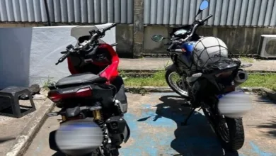 Motocicletas clonadas são apreendidas pela PM - Foto/ Reprodução