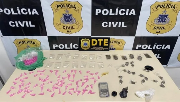 Operação policial resulta na prisão de suspeito de tráfico de drogas em Feira de Santana- Foto: Divulgação