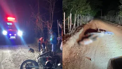 Motociclista é encontrado inconsciente após acidente em estrada vicinal- Foto: Reprodução