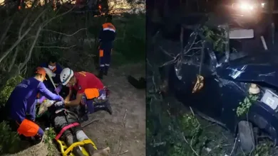 Motorista morre e carona fica gravemente ferido em acidente