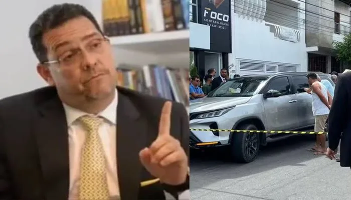 Advogado foi baleado dentro de carro.