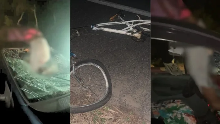 Ciclista morre após colisão frontal com carro