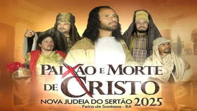 Grupo Renascer encena a “Paixão e Morte de Cristo” nos dias 11,12 e 13 de abril em Feira de Santana- Foto: Divulgação