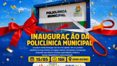Inauguração da Policlínica Municipal de Amélia Rodrigues