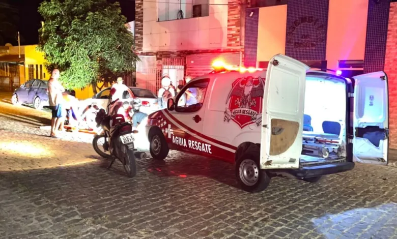 Adolescente sofre fratura em Coité após queda de motocicleta