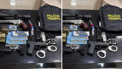 Operação da PF contra tráfico de armas do Paraguai