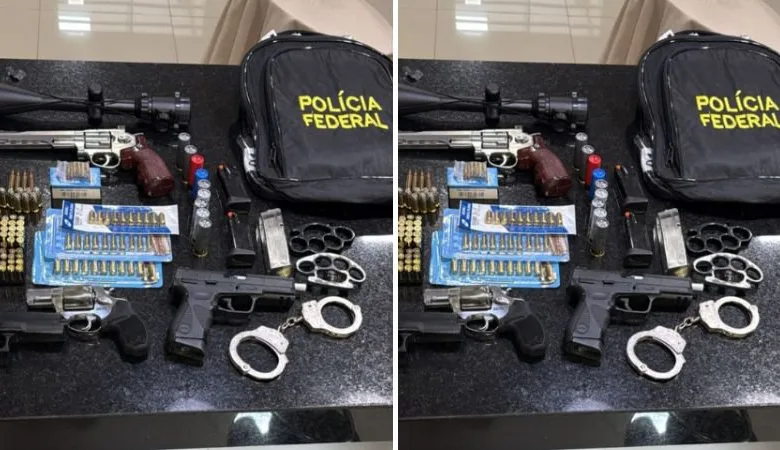 Operação da PF contra tráfico de armas do Paraguai