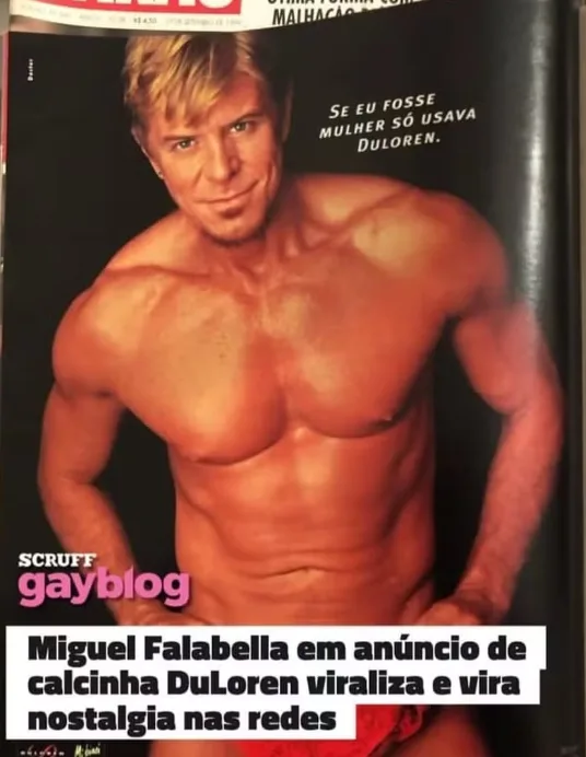 anúncio antigo de Miguel Falabella