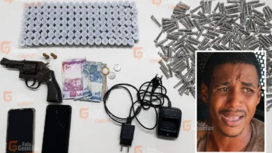 Homem preso com arma e maconha em Salvador