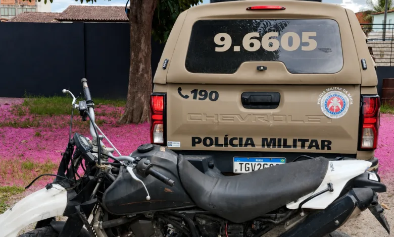 motocicleta roubada em Conceição do Jacuípe