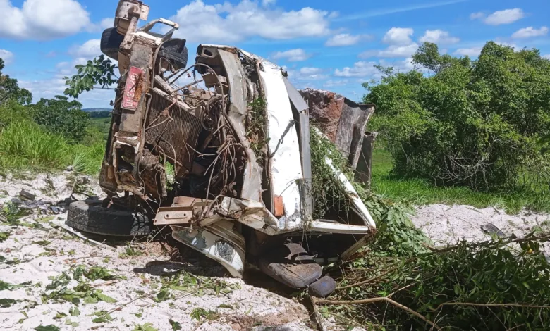 acidente na BA-516 em Teodoro Sampaio