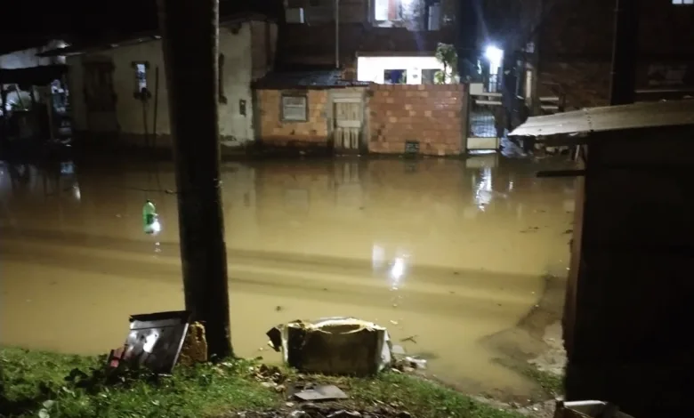 chuvas em Santo Amaro