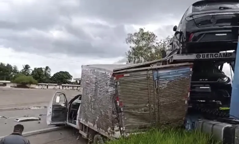 acidente na BR-101 em Conceição do Jacuípe