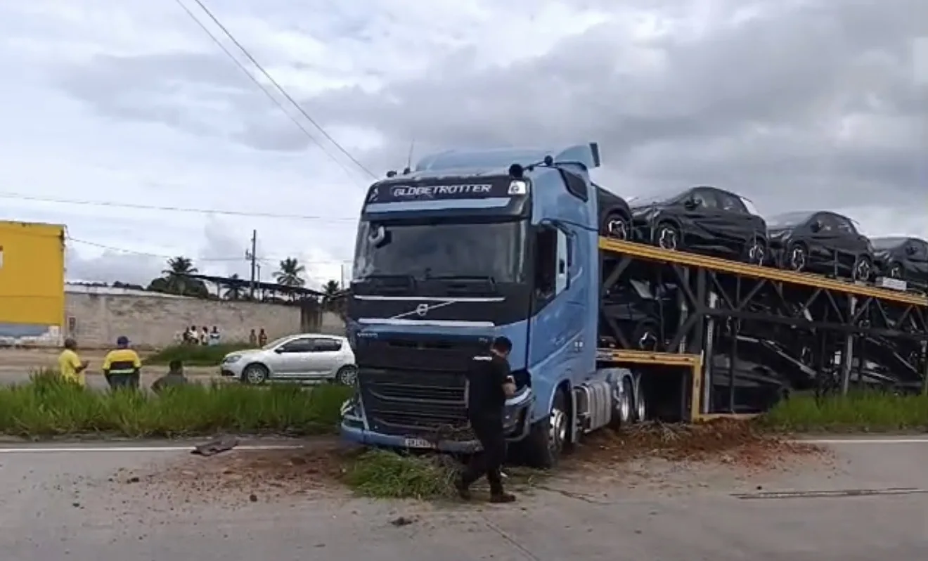 acidente na BR-101 em Conceição do Jacuípe