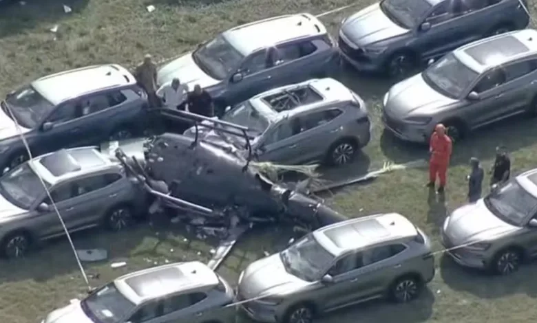 colisão entre helicópteros no Rio