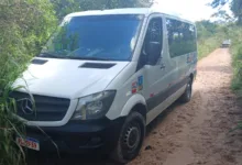Van roubada em Alagoinhas