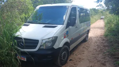 Van roubada em Alagoinhas