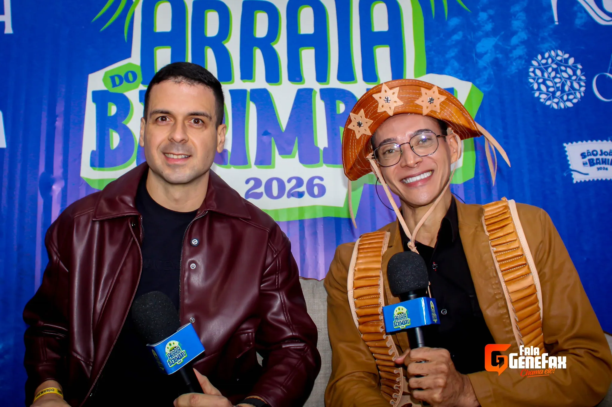 looks de Genefax no Arraiá do Berimbau 2026