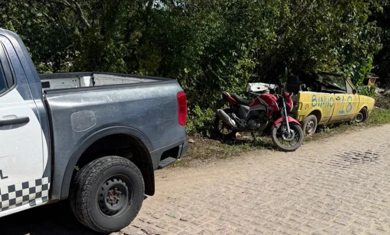moto roubada recuperada em Conceição do Jacuípe