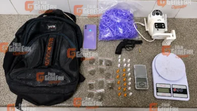 homem preso com arma e drogas em Conceição do Jacuípe