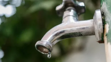 abastecimento de água suspenso
