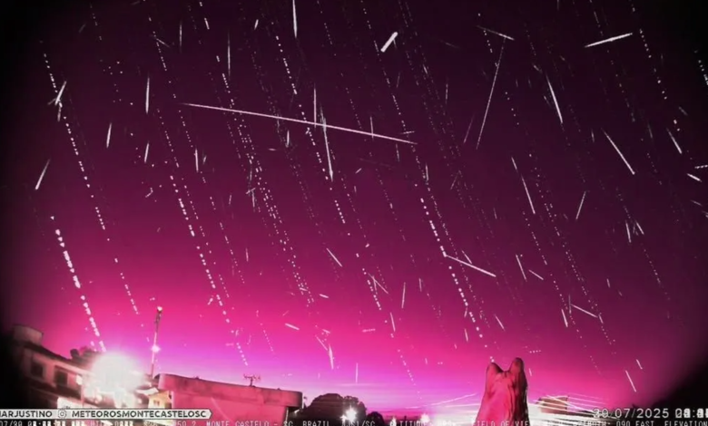 chuva de meteoros Delta Aquáridas