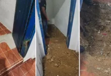 mulher encontrada enterrada dentro de casa