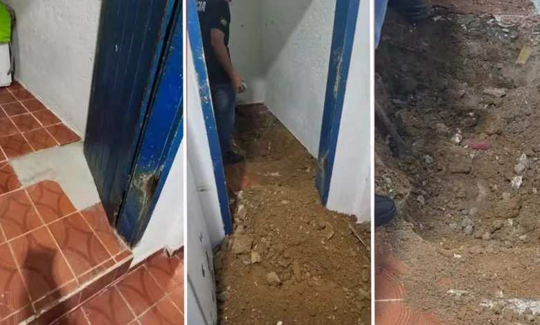 mulher encontrada enterrada dentro de casa
