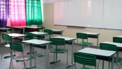 Imagem de uma sala de aula