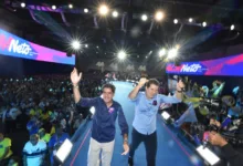 ACM Neto oficializa candidatura ao Governo da Bahia durante convenção do União Brasil em Salvador.
