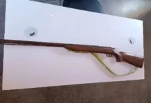 Arma que o homem usou para ameaçar filha em Palmas de Monte Alto | Foto: Divulgação
