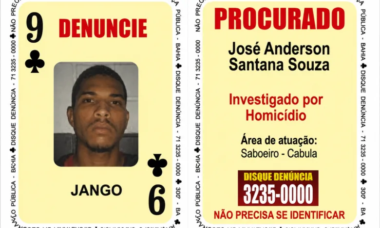 Baralho do Crime “Jango”, era apontado como liderança criminosa da Timbalada, no Cabula, em Salvador