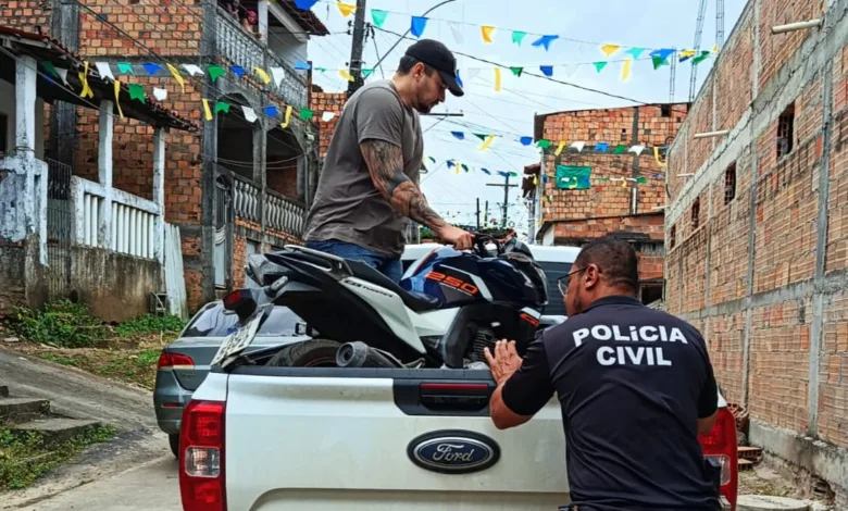 motocicleta furtada em Salvador