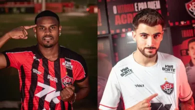 Recuperação de Nathan Mendes no Vitória após cirurgia no joelho | Foto: Reprodução