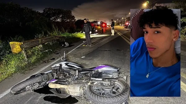 Acidente na BR-415 em Itabuna com motociclista | Foto: Reprodução