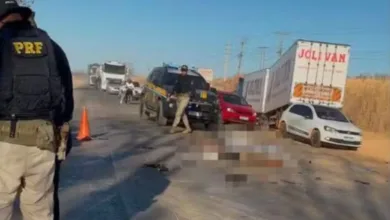 acidente na BR-135 em Barreiras