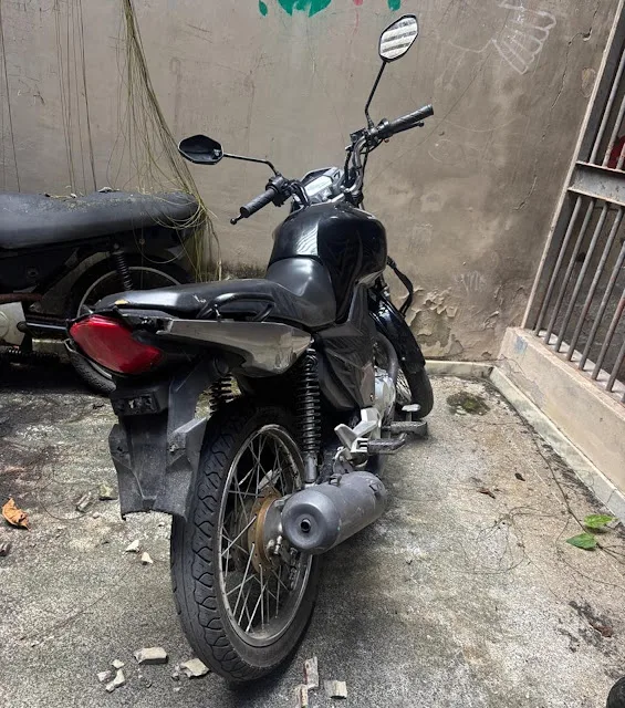 moto recuperada em Terra Nova