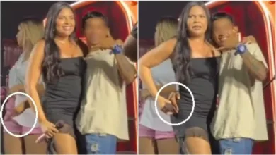 Rayane Reall vítima de importunação sexual