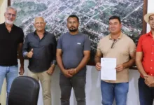 pavimentação no bairro da Serra