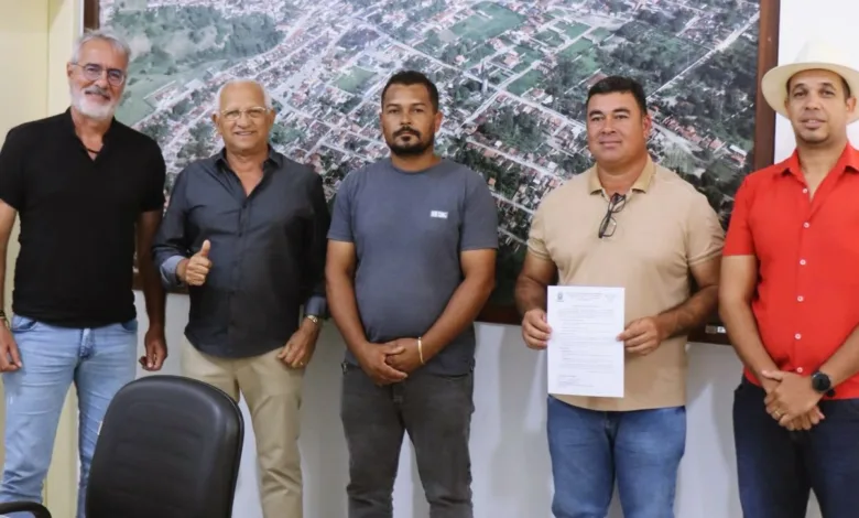 pavimentação no bairro da Serra