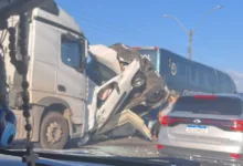 engavetamento na BR-324